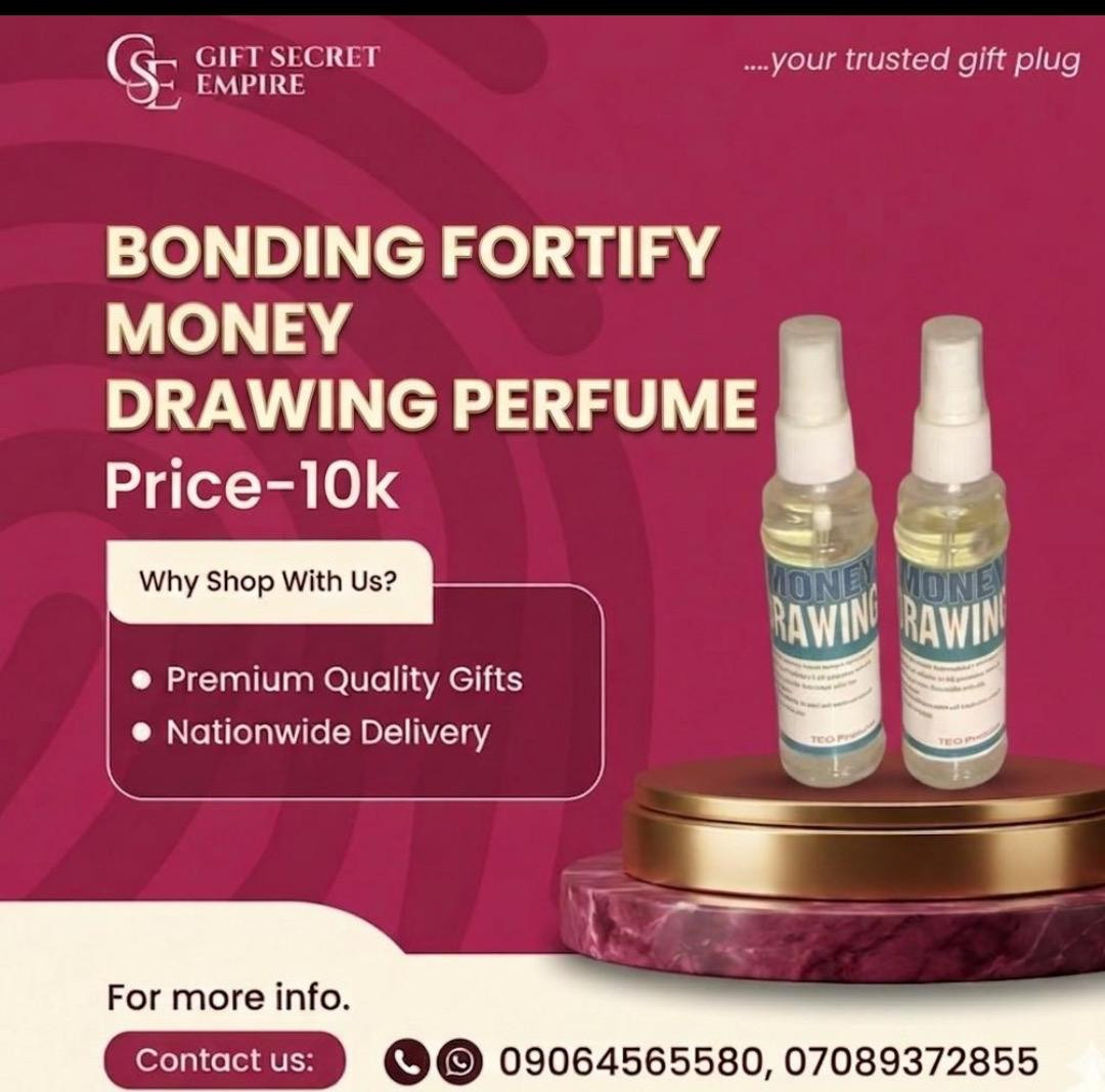 Bonding Fortified Money Drawing Perfume